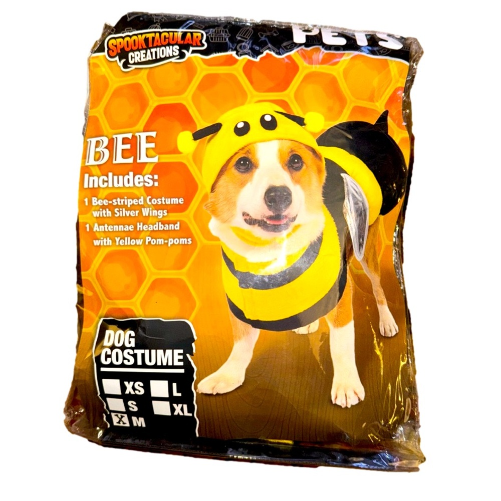 Soooktacular Creations adorable Bumble Bee Halloween Dog 🐕 costume NEW